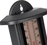 ETI LCD Max Min Thermometer Black for Growing Rooms, Greenhouses, Cabinets view 3