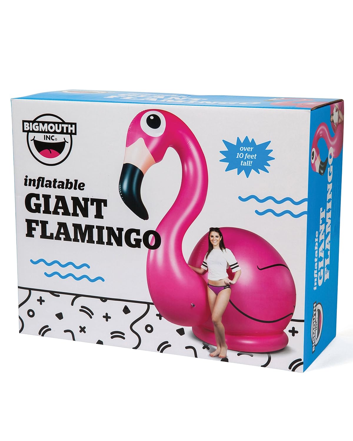 giant inflatable flamingo 10 feet