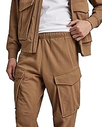 G-STAR Raw Men's Rovic Sweat Pant,Dark Fawn,L