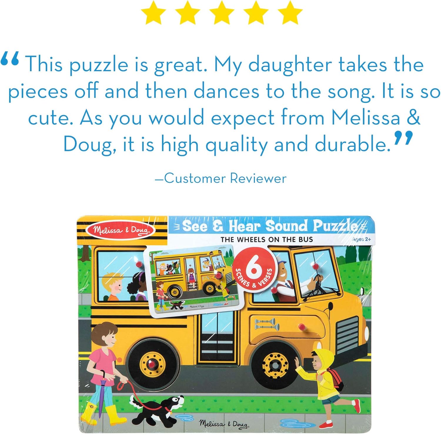 melissa and doug wheels on the bus puzzle