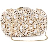 MOSSMON Luxury Crystal Clutch Rhinestones Evening Bag