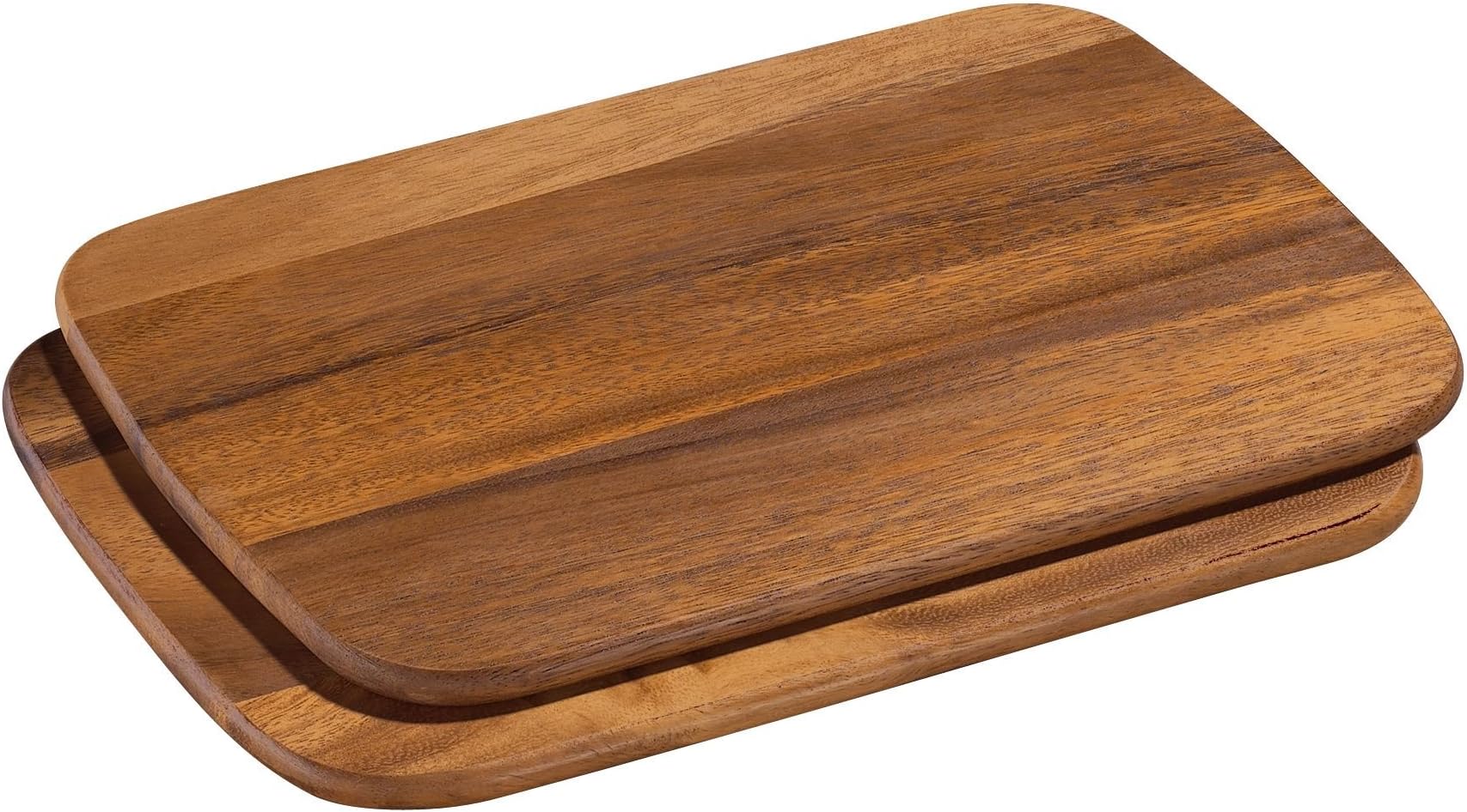 Zassenhaus Set of 2 Breakfast Boards, Acacia, acacia, 28 x 20 x 1 cm