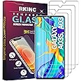RKINC Screen Protector [4-Pack] for Samsung Galaxy A03s / A03 / A03 Core / A02/ A02s, Tempered Glass Film Screen Protector, 0.33mm [LifetimeWarranty][Anti-Scratch][Anti-Shatter]