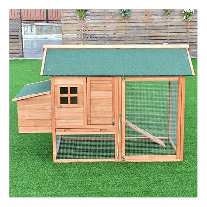 Amazoncom 67 Pet Wooden House Rabbit Hutch Chicken Coops Cage