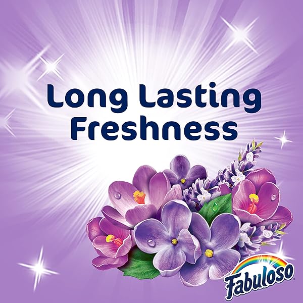 FABULOSO MULTI-PURPOSE CLEANER & FLOOR CLEANER, 2X CONCENTRATED, LAVENDER SCENT, 56 FLUID OUNCES