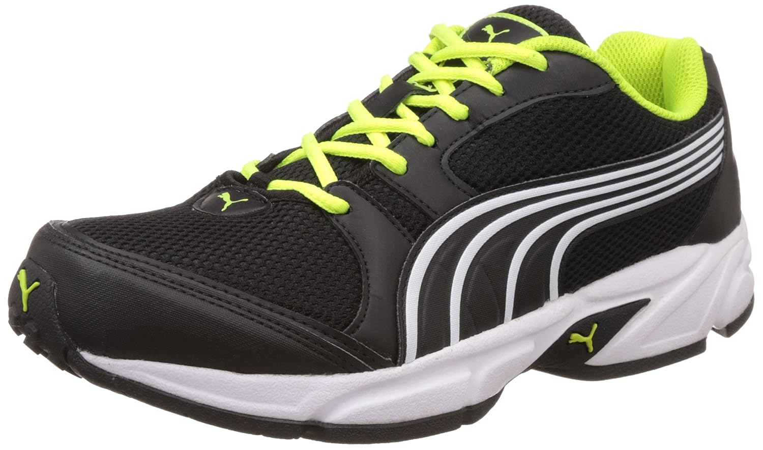 Puma 18889405 Mesh Sports Shoes, Men's Size 9 (Black) Amazon.in