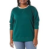 Amazon Essentials Women's Fleece Crewneck Pullover Sweatshirt (Available in Plus Size)