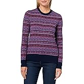 Brooks Brothers Womens Merino Wool Fairisle Pattern Sweater