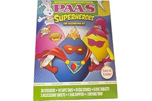 PAAS Superheroes Egg Decorating & Dye Kit