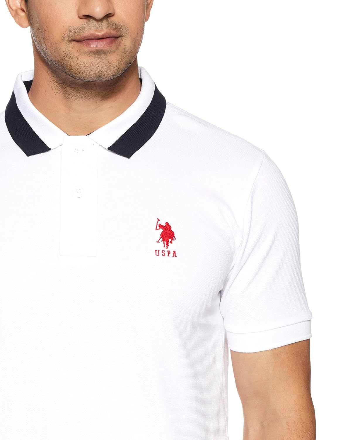 us polo association men's solid regular fit polo