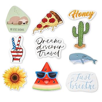 Cute Vsco Stickers For Water Bottle Hydro Flask Amazon In