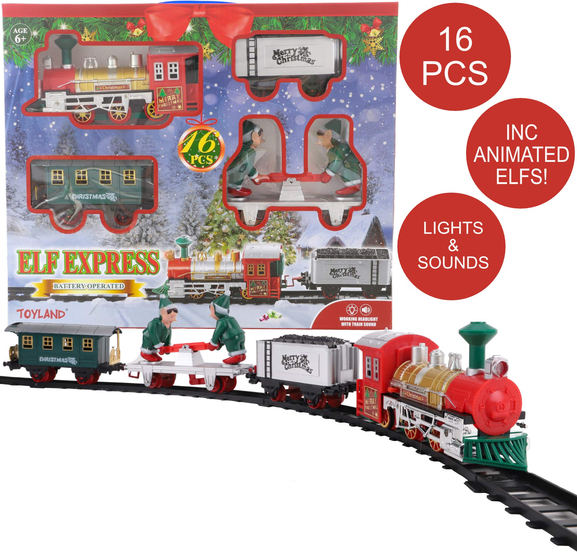battery christmas train