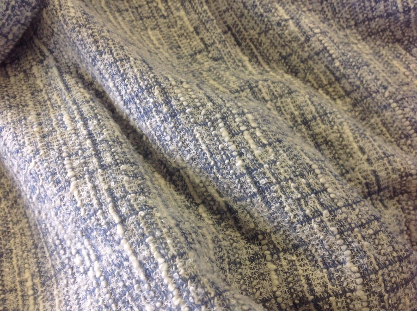 New Beautiful Multi Colour Cotton Stretch Boucle Jersey Fabric 60"155cm