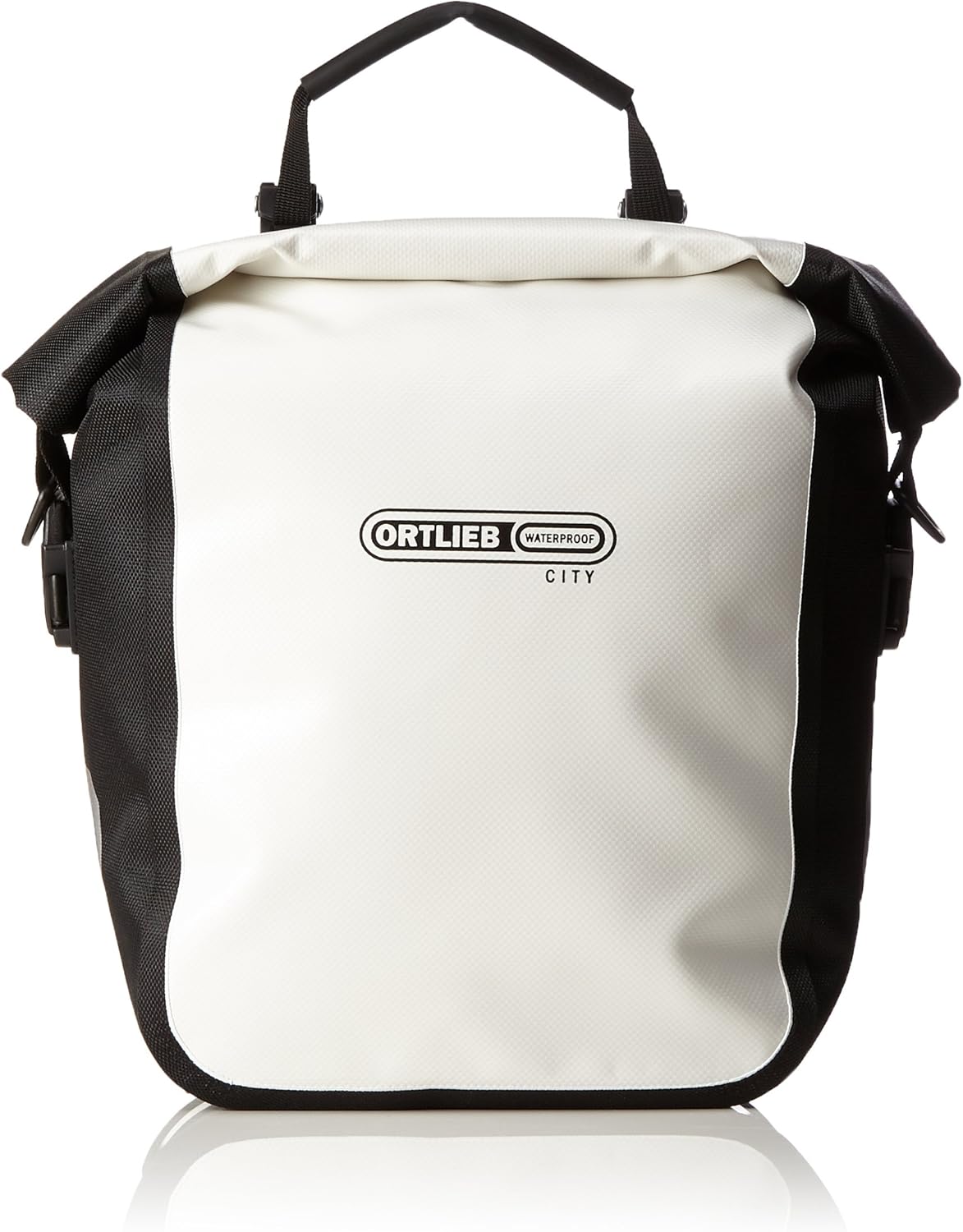 Ortlieb F6003 Sport-Roller City Gym Bag Unisex Adult white - black Size One Size, Weiß-schwarz 2x 12,5 L, 25 litres