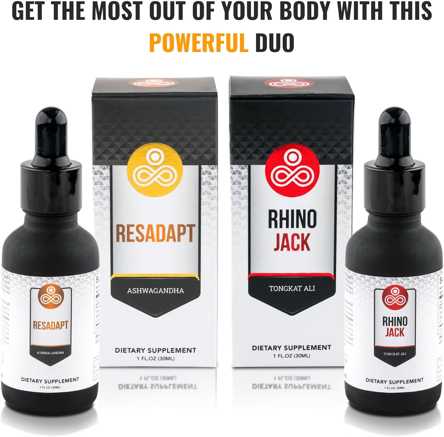 Premium Ashwagandha Supplement Resadapt - Powerful Adaptogenic Herbal Extract - Liquid Drops for Best Absorption - Non-GMO - Vegan - Immune System & Energy Boost - Anti-Anxiety Action: Health & Personal Care