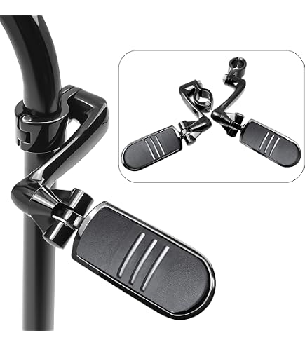 1-1/4" Highway Foot Pegs For Harley Touring - Street Glide, Road King, FLHR, FLHX