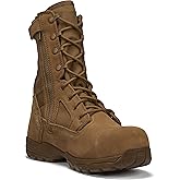 Belleville 8" OCP Combat Boots - Composite Toe Military Gear - Side-Zip Tactical Boots for Men - Breathable Tactical Shoes - Composite Safety Toe - Full-Grain Cattlehide Leather