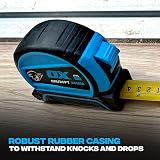 OX Tools Pro Dual Auto Lock Tape Twinpack 8m 26ft Blue OX-P505488 view 5