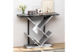 ODIKA Modern Plinko Console Table - Entryway Table Sofa Table for Living Room
