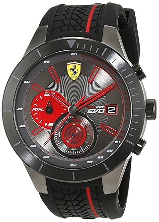 Scuderia Analog Red Dial Mens Watch - 0830341