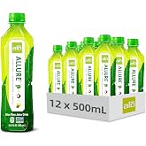 ALO Aloe Vera Drink, ALLURE (Mango + Mangosteen), 16.9 FL Oz, 12pk