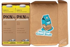 THIS PKN PKN Pecanmilk Barista – Plant-Based Non-Dairy Milk Alternative, Made from Real Pecans, Lactose-Free, Non-GMO – 32oz Cartons, Pack of 2