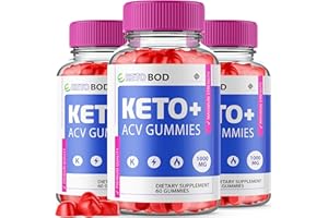 FUZE NATURALS (3 Pack) Keto Bod KetoBod Keto ACV Gummies, Keto Bod Keto ACV Gummies 1000mg Apple Cider Vinegar KetoBod Keto ACV Vitamin Supplement Women Men, Keto Body Ketobodz Keto ACV Formula (180 Gummies)