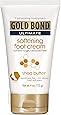 Gold Bond Ultimate Softening Foot Cream with Shea Butter, 4 Ounce, Leaves Rough, Dry, Calloused Feet, Heels, and Soles Feeling Smoother and Softer. Includes Vitamins A, C, E, and Silk Amino Acids.