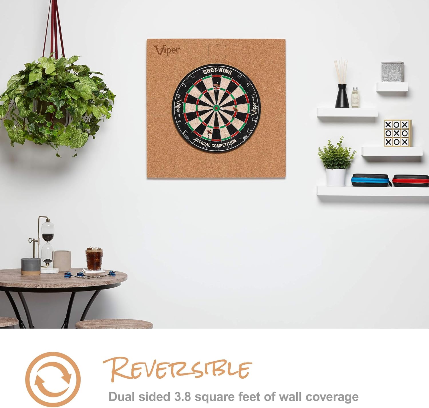 Viper by GLD Products Wall Defender II Dartboard Surround Cork : Sports & Outdoors