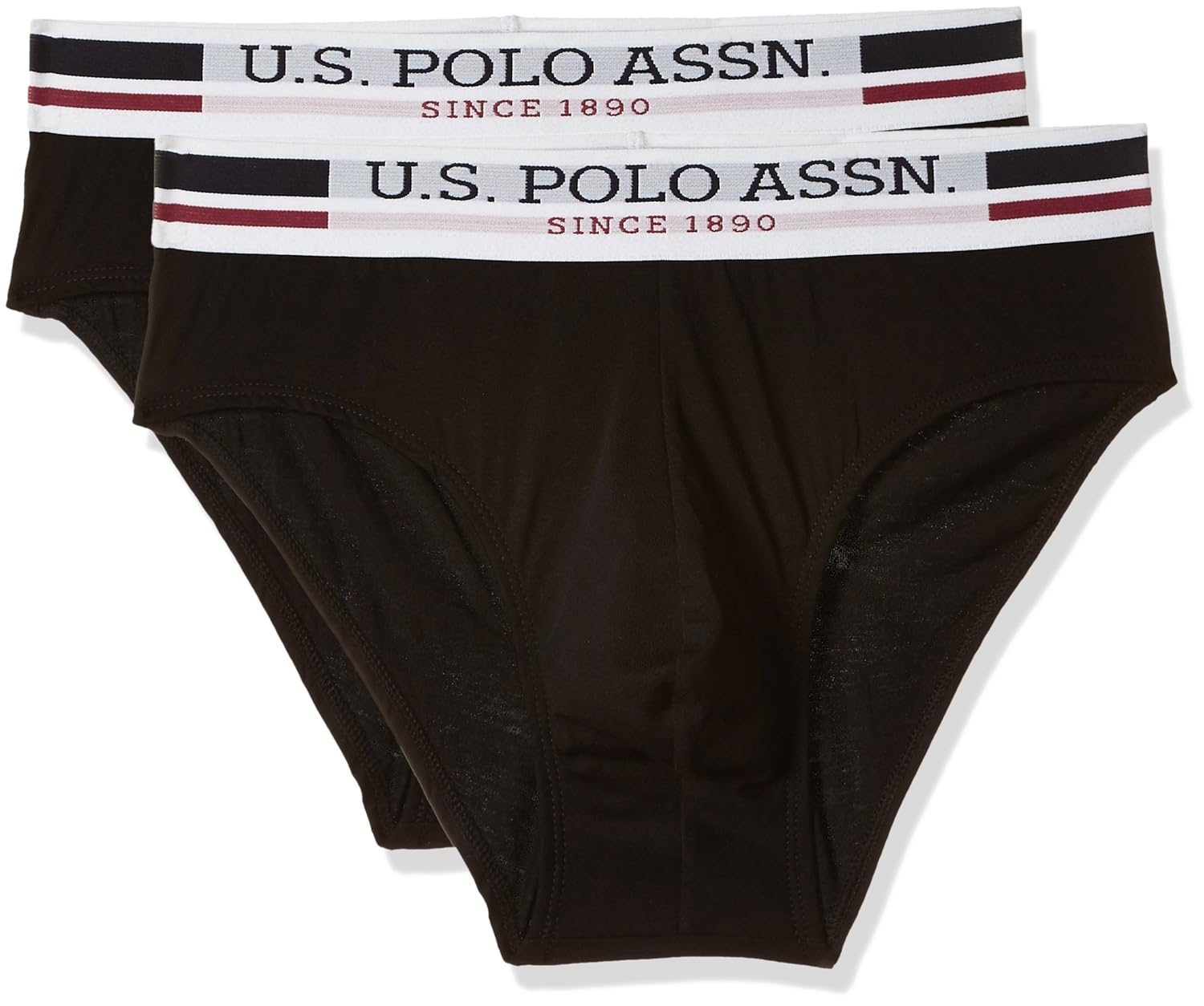 US Polo Association Men's Cotton Briefs (Pack of 2) (8907538141019_I006