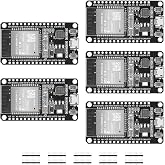 YEJMKJ 5pcs ESP32 ESP-32S Development Board ESP-WROOM-32 Module 2.4GHz | Dev Board with Dual-Mode Bluetooth +WiFi Processor 2-in-1 Dual Cores Microcontroller Integrated Chip CP2102 for Arduino IDE