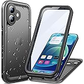 Cozycase TOP Waterproof Case for iPhone 17 - Military Heavy Duty 360 Shockproof Full Body with Screen Camera Protector Double IP68 Water Dust Drop Proof Hard Rugged Tough Bumper Front Back Slim Cover