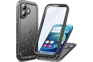 Cozycase TOP Case for iPhone 17 Waterproof IP68 Military Protective Heavy Duty 360 Shockproof Full Body with Screen Camera Pr