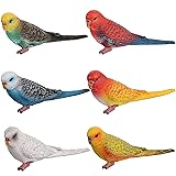 HOMNIVE Birds Figures - 6pcs Realistic Parrot