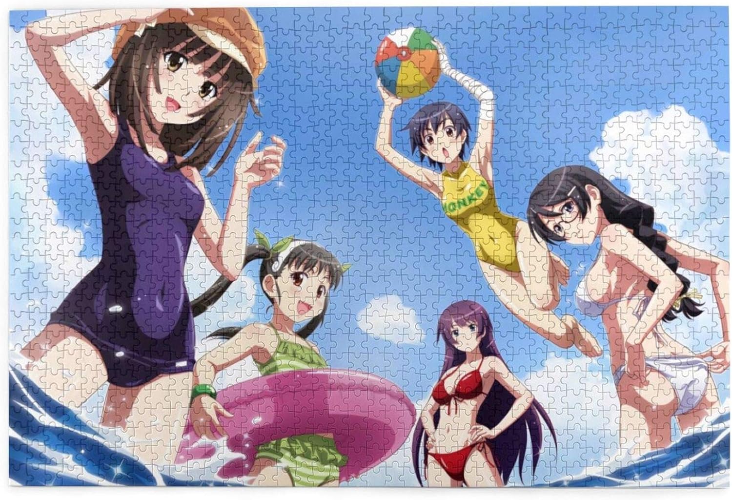 Amazon 化物語 2 1000ピース ジグソーパズル 絵のパズル 良質な木製パズル 環境保護 無臭 知的開発 親子ジグソーパズル 大人と子供は知的減圧ゲームホリデークリエイティブギフト サイズ 75 5 50 3 Cm ジグソーパズル おもちゃ