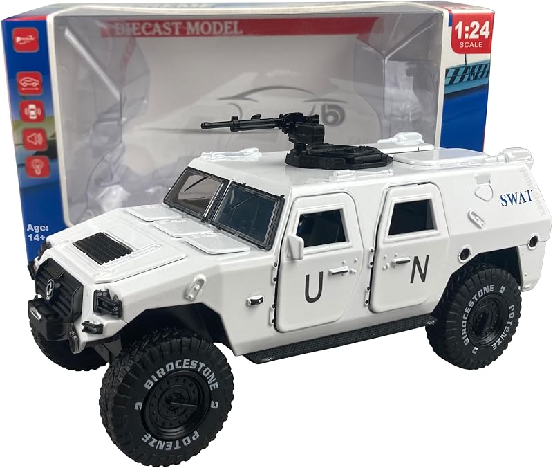 Proswon 1:24 Dong Feng M-Hero Warrior Military Off-Road Diecast Model White