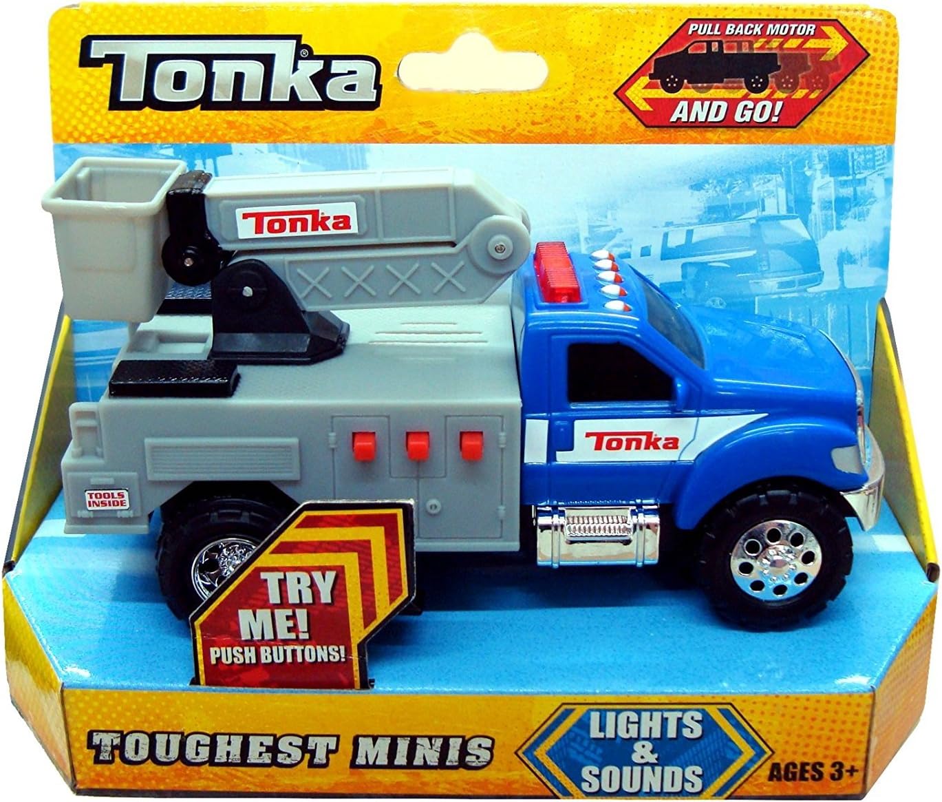 tonka cherry picker truck