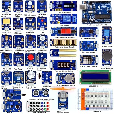 Adeept 42 Modules Ultimate Sensor Kit for Arduino Australia | Ubuy