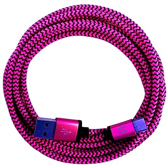 321ElectroniX® 2m Premium Nylon USB-C Typ C 3.1 Ladekabel Datenkabel kompatibel mit [Nexus 5X, Nexus 6P, OnePlus 2, OnePlus 3