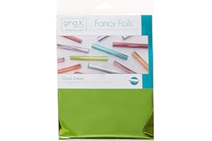 GINA K DESIGNS Gina K. Designs for Therm O Web Fancy Foils, 6" x 8" Sheets, Grass Green 12 Count