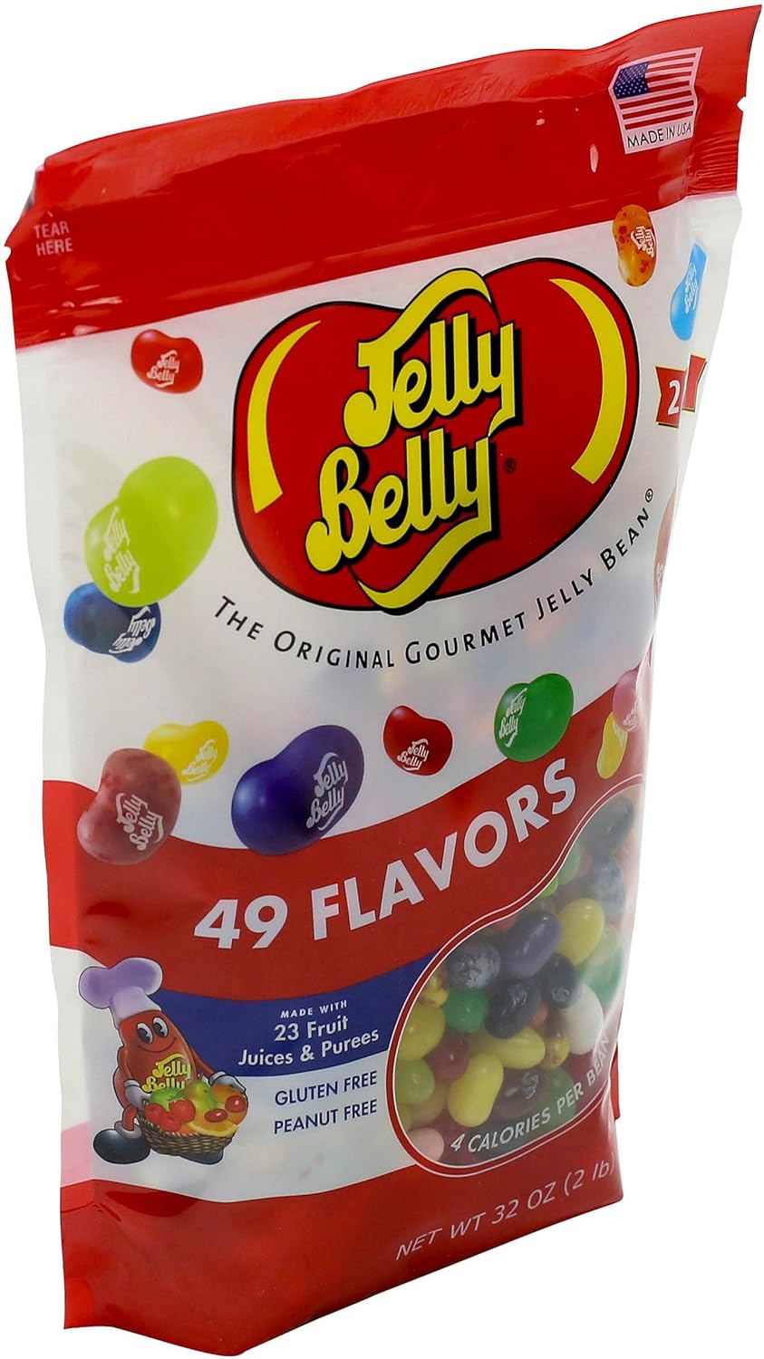 Jelly Belly Jelly Beans, 49 Flavors, 2 Pound (Pack of 1) : Grocery & Gourmet Food