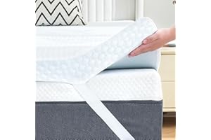 2 Inch Cooling Gel Memory Foam Mattress Topper Full Size for Double Bed, Ventilated Slow Rebound Pad for Back Pain Relief, Be