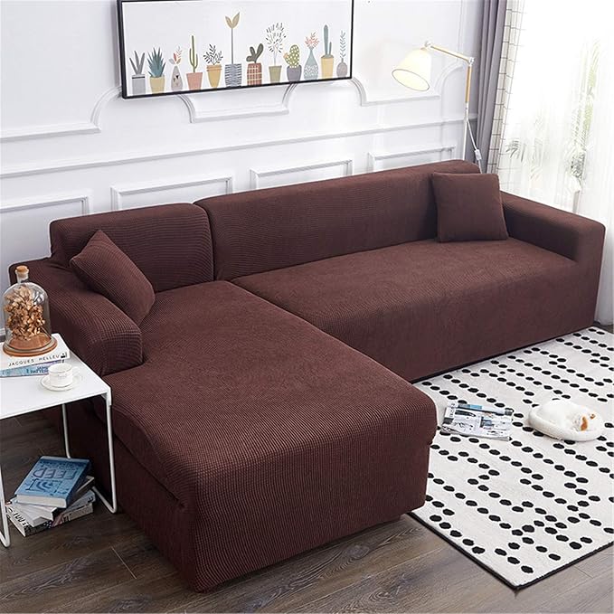 Amazon.de: KWOPA L-geformte Sofaabdeckung Für Wohnzimmer, High Stretch