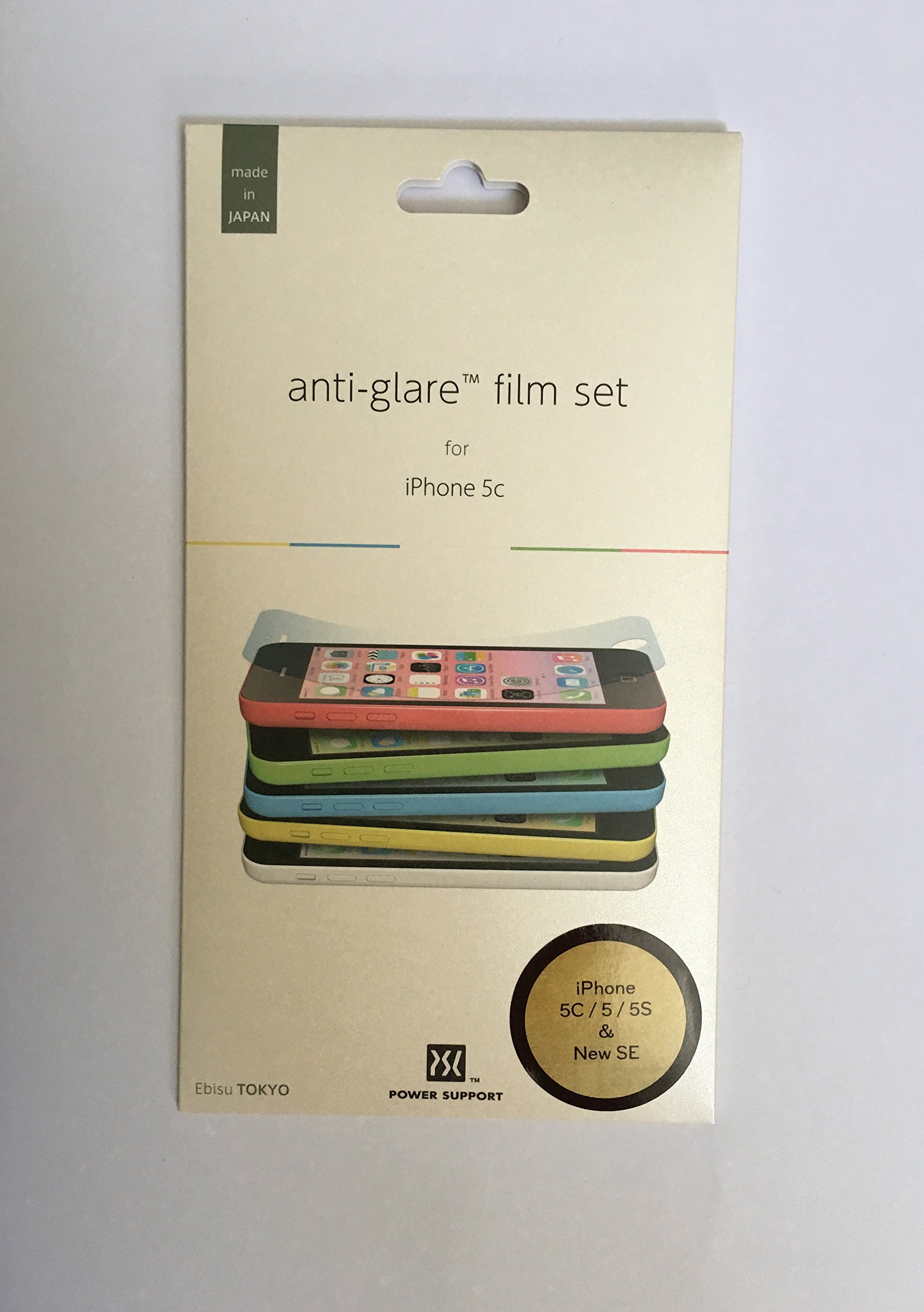 Power Support Anti-Glare Film for iPhone 5C, Precision Fit, Transparent