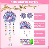 Dikence 5D Diamond Art Wind Chimes Kit for Kids 6-12, Sun Catcher Craft view 5