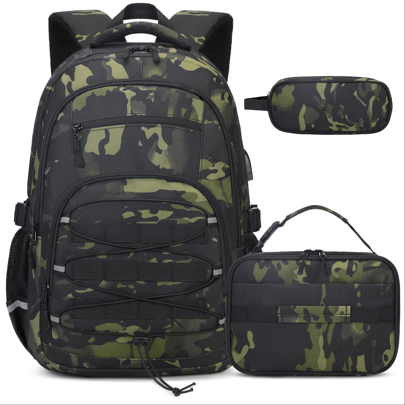 Photo 1 of (missing pieces) ACESAK Camo Backpack for Boys, Tactical Kids Backpack Boys, School Bags for Boy Children Teens Kids Elementary Middle High School