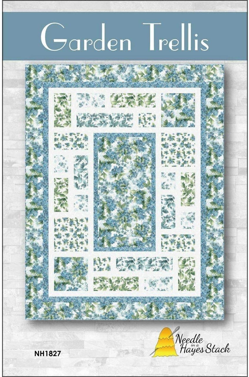 Amazon Com Pattern Garden Trellis Quilt Pattern 70 X 90 By Needle In A Hayes Stack