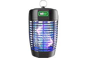 TRURID Mosquito Repellent Outdoor Patio Bug Zapper Indoor Electric Fly Mosquito Zapper Killer with Collection Tray for Home and Garden