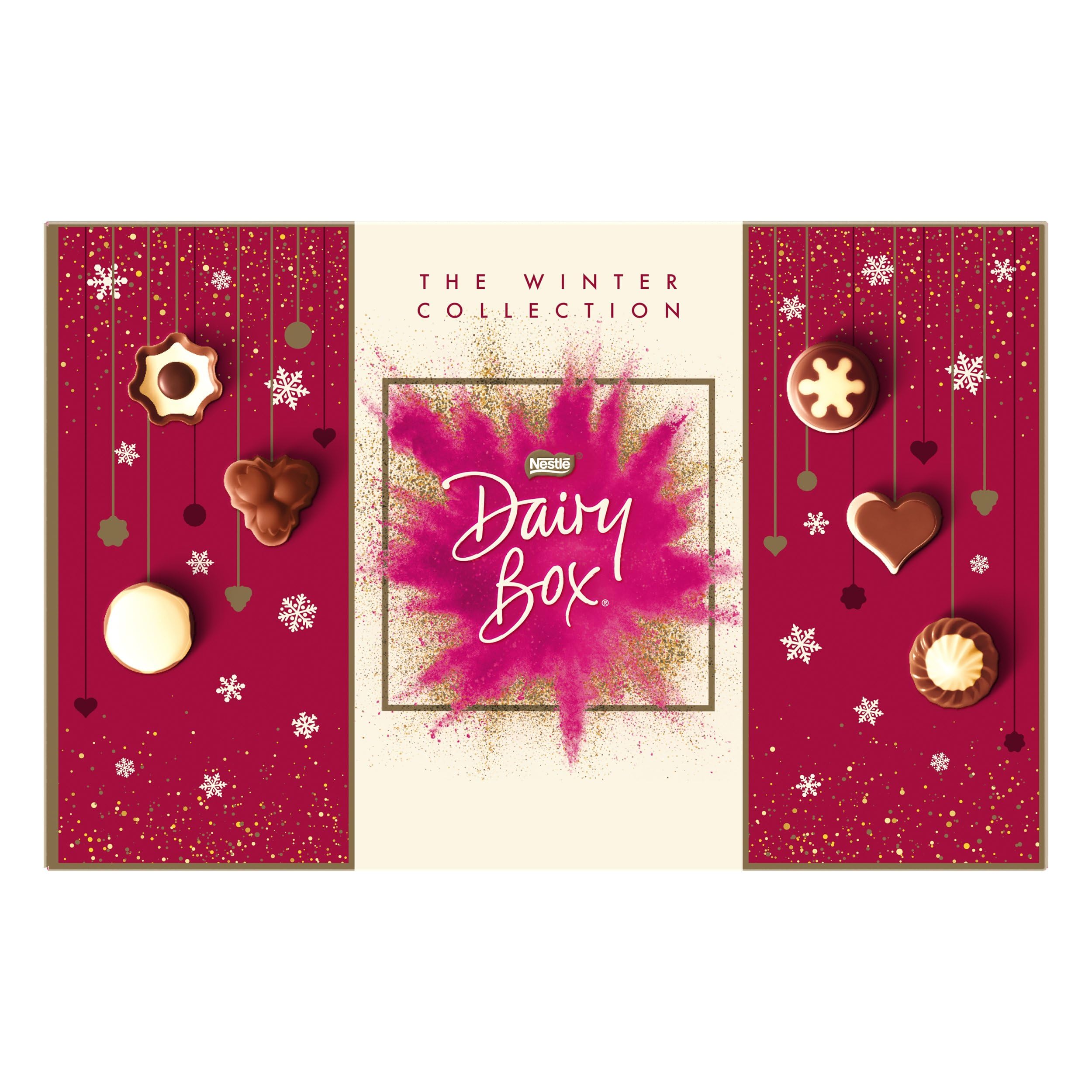 Dairy Box Winter Collection Milk Chocolate Box 385g | Assorted Festive Christmas Treat | Seasonal Assortment