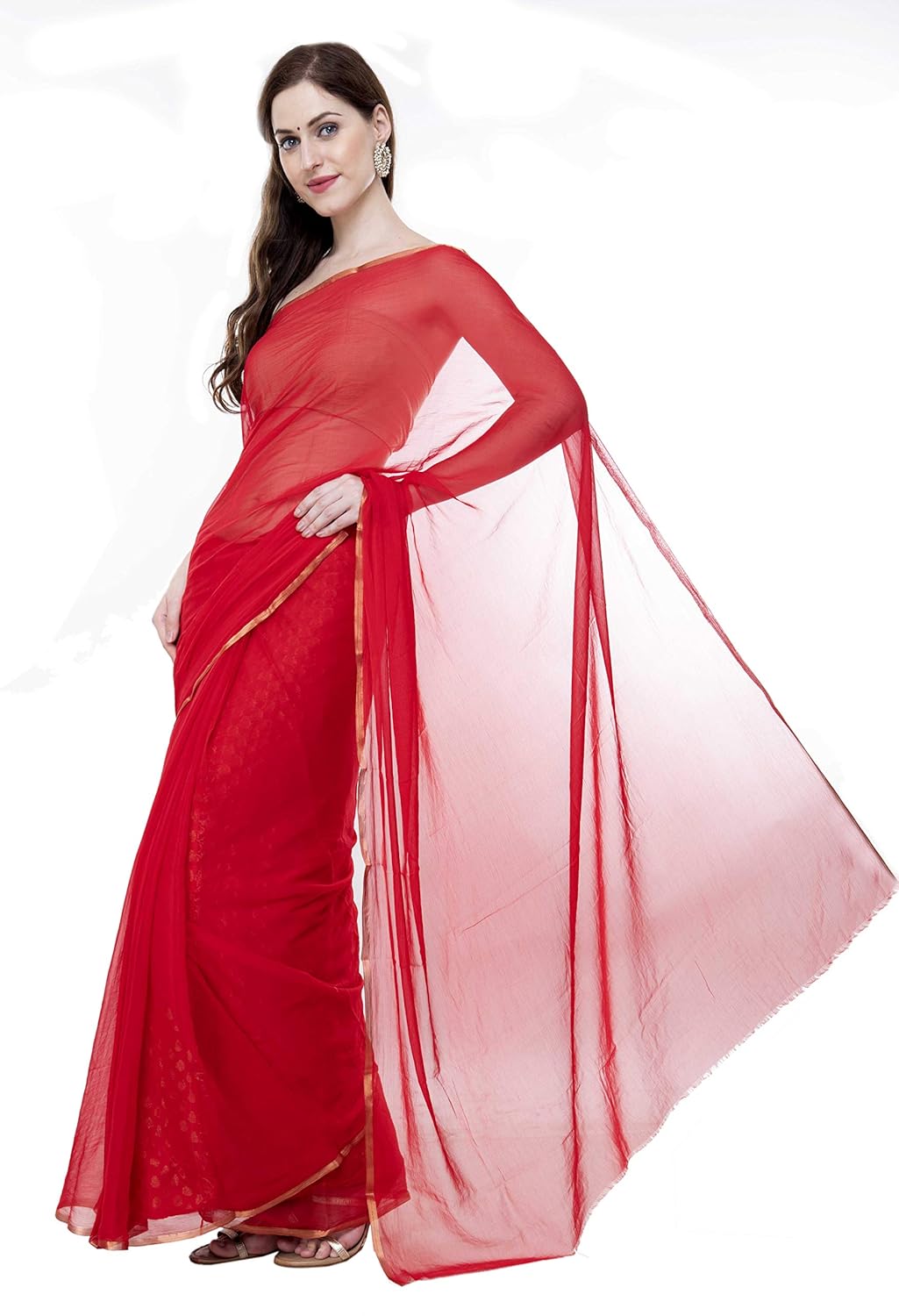 Bollywood Saree Designer Chiffon Sari Traditional Fancy Indian Party